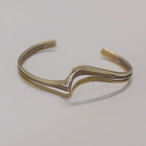 2/$20 Vintage Gold Rose Gold Silver Bracelet